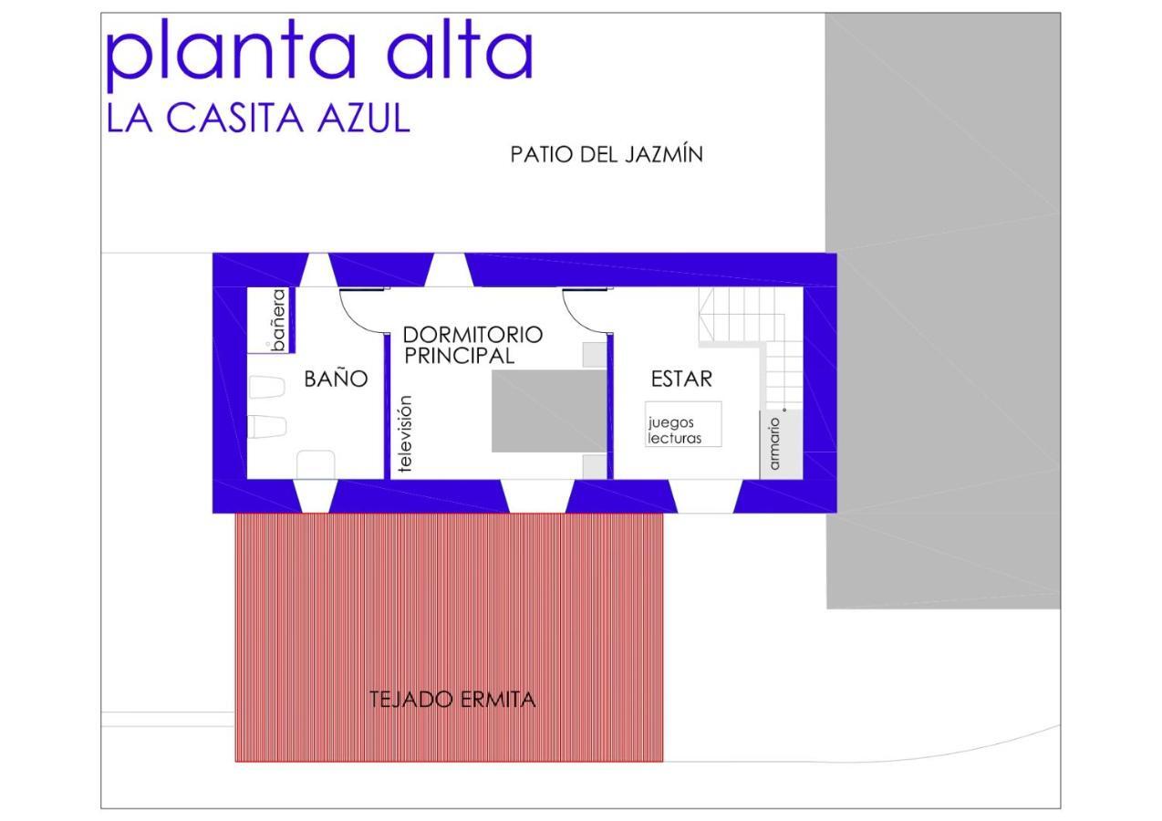 La Casita Azul - Casa Tipica Andaluza Villa Albunol Exteriör bild